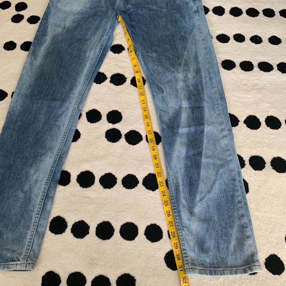 Levi's 508 Tapered Jeans Bleached Denim Slim Fit - Picture 15 of 15